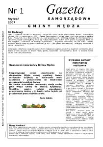 Gazeta Samorządowa nr 01/2007